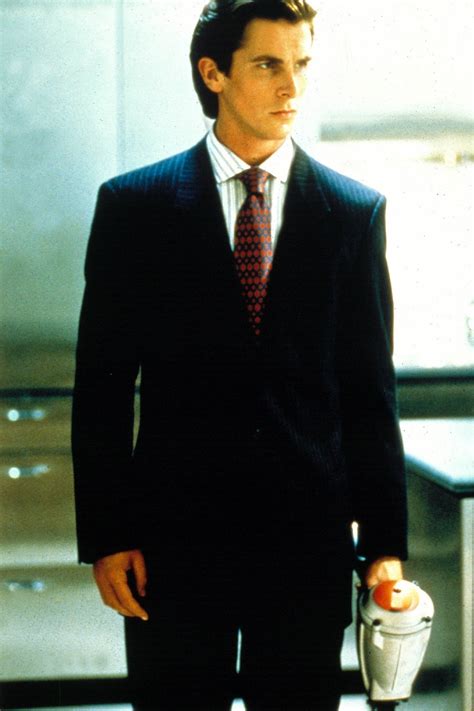 patrick bateman in suit.